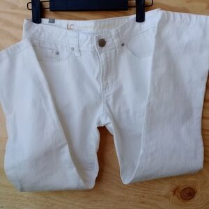 LC Lauren Conrad White skinny jeans sz 2